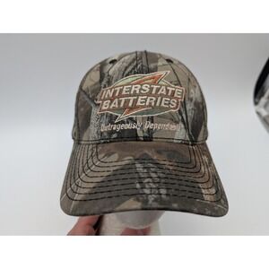 Interstate Batteries RealTree Camo Snapback Hat Embroidered Baseball Cap 258